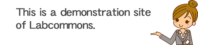 This is a demonstration site of Labcommons.